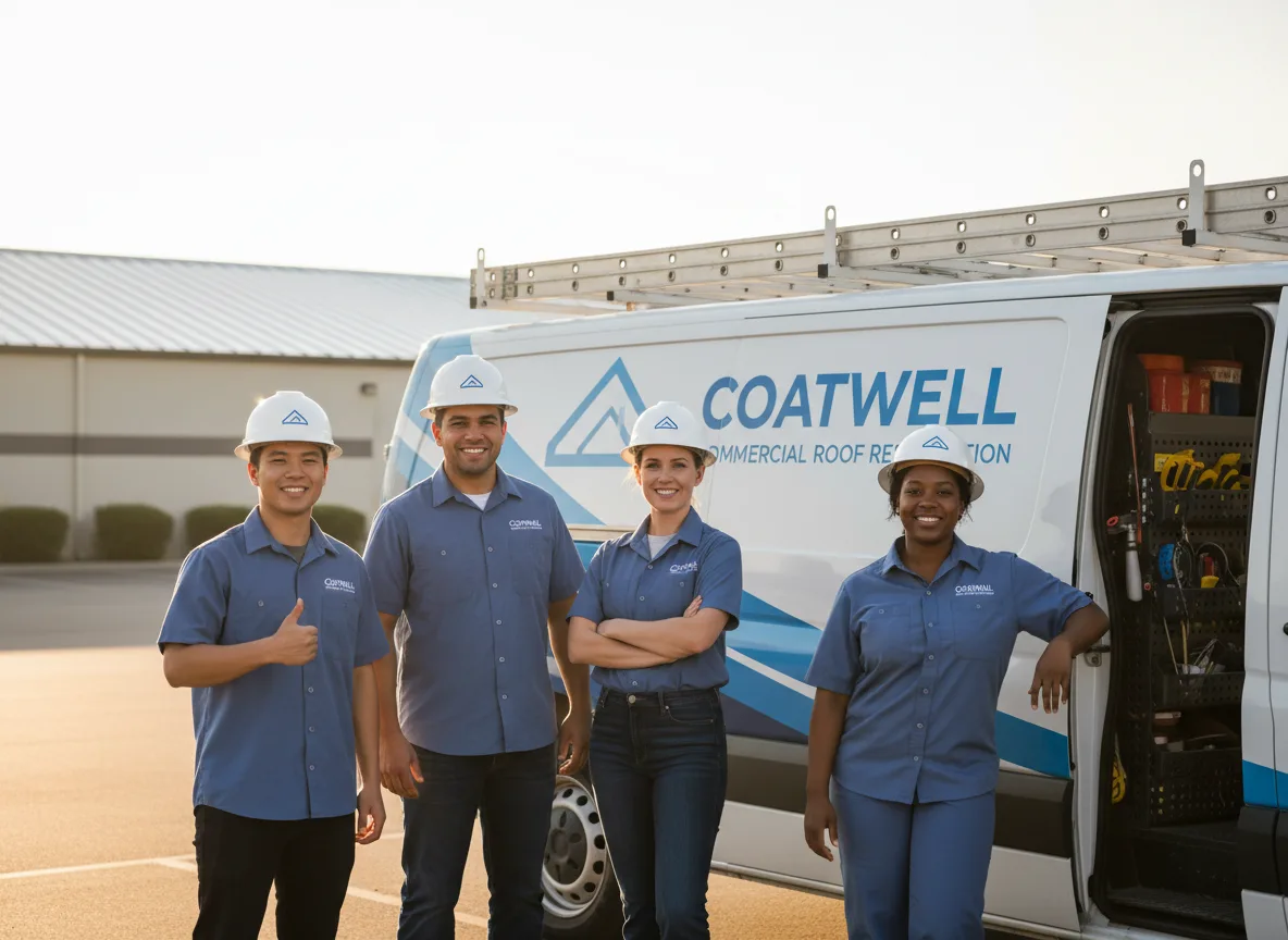 Commercial roof coating company in Fletcher, OK
